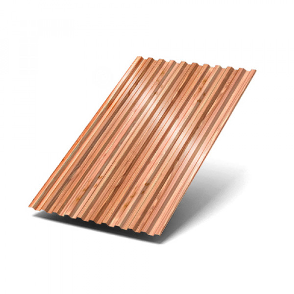 Профилированный лист C21х1000-0.5 ECOSTEEL-T Кедр