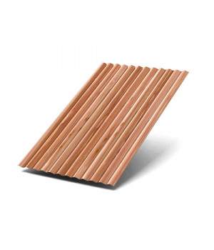 Профнастил МП18х1100-0.5 ECOSTEEL-T Кедр