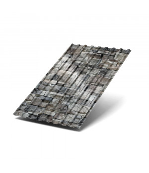 Профилированный лист МП20х1100-0.5 ECOSTEEL Белый Камень