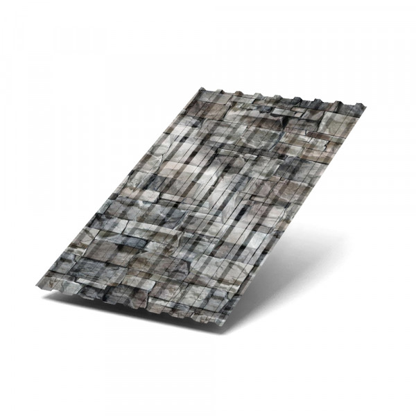 Профилированный лист МП20х1100-0.5 ECOSTEEL Белый Камень