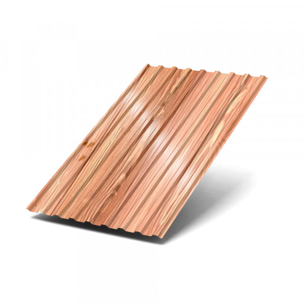 Профилированный лист МП20х1100-0.5 ECOSTEEL-T Кедр