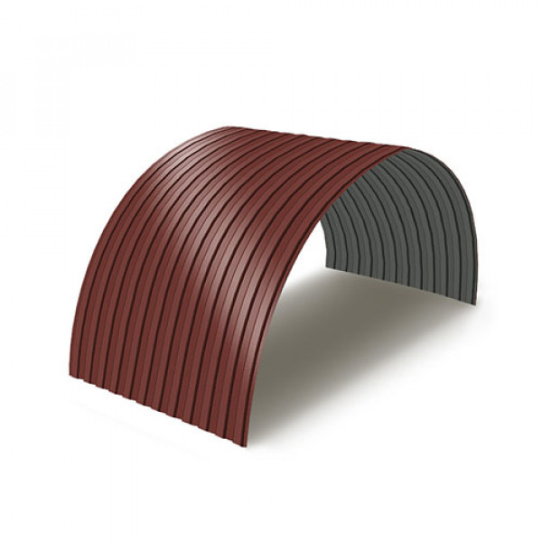 Профнастил МП10ПГ-0.5, Ширина-1100, RAL 3009, Полиэстер