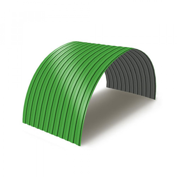 Профнастил МП10ПГ-0.5, Ширина-1100, RAL 6018, Полиэстер