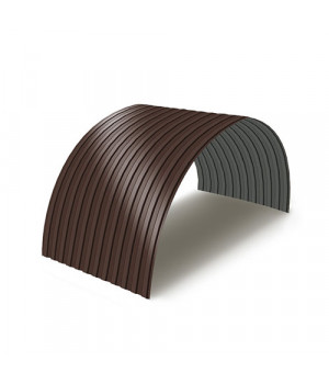 Профнастил МП10ПГ-0.65, Ширина-1100, RAL 8017, Полиэстер