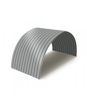 Профнастил МП10ПГ-0.7, Ширина-1100, RAL 9006, Полиэстер