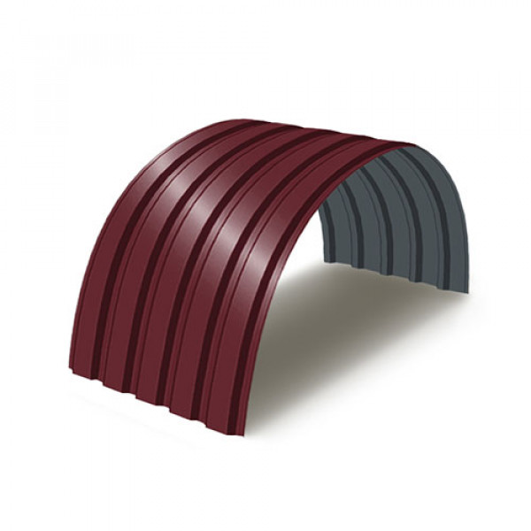 Профнастил МП35ПГ-0.45, Ширина-1035, RAL 3005, Полиэстер