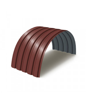 Профнастил МП35ПГ-0.45, Ширина-1035, RAL 3009, Полиэстер