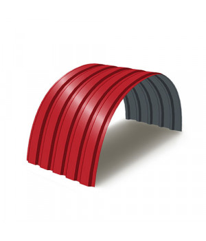 Профнастил МП35ПГ-0.45, Ширина-1035, RAL 3020, Полиэстер