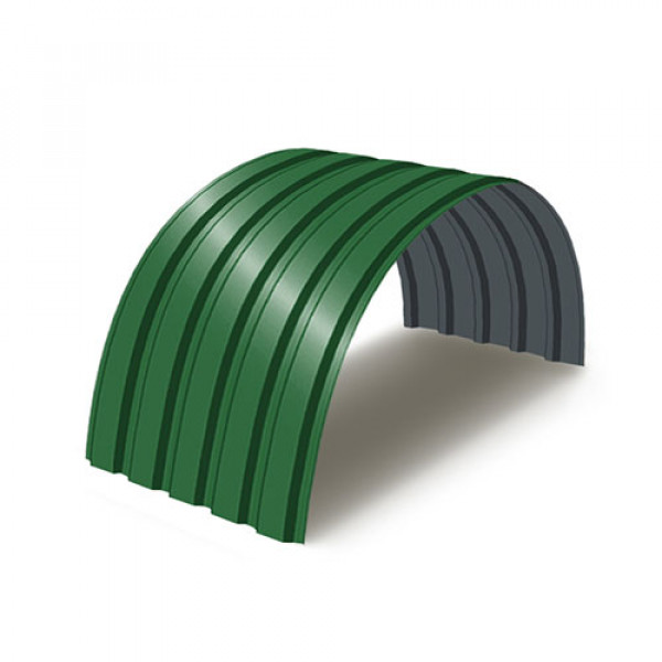 Профнастил МП35ПГ-0.45, Ширина-1035, RAL 6002, Полиэстер