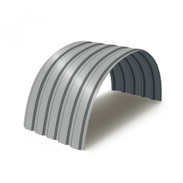 Профнастил МП35ПГ-0.45, Ширина-1035, RAL 9006, Полиэстер