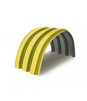 Профнастил Н114ПГ-0.85, Ширина-750, RAL 1018, Полиэстер