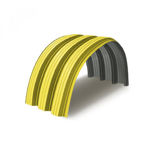 Профнастил Н114ПГ-0.9, Ширина-750, RAL 1018, Полиэстер