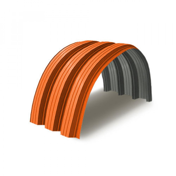 Профнастил Н112ПГ-0.65, Ширина-750, RAL 2004, Полиэстер