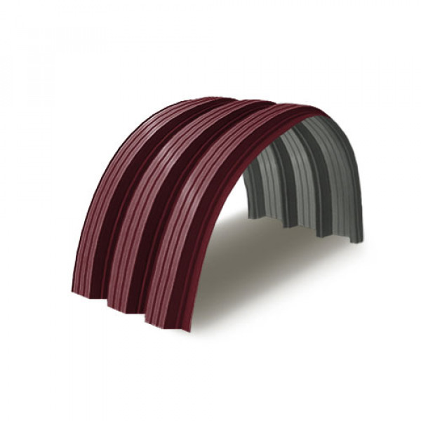 Профнастил Н114ПГ-0.65, Ширина-750, RAL 3005, Полиэстер