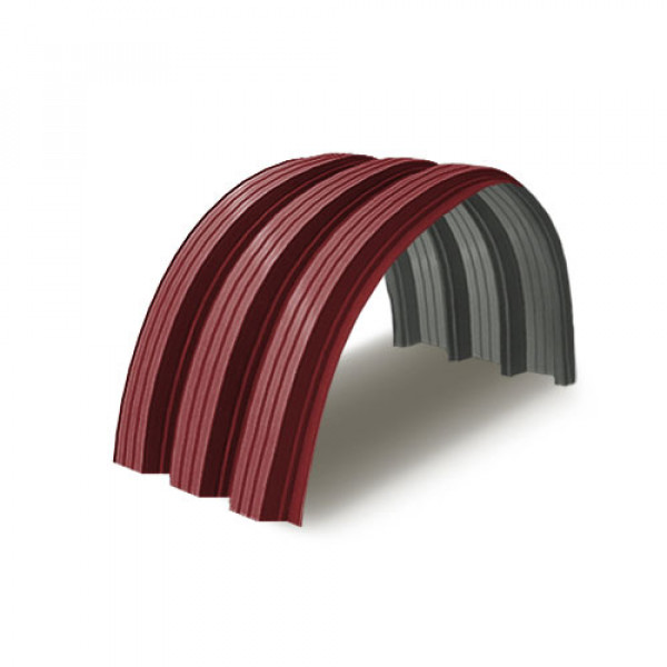 Профнастил Н114ПГ-0.65, Ширина-750, RAL 3011, Полиэстер