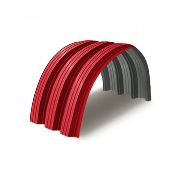 Профнастил Н112ПГ-0.9, Ширина-750, RAL 3020, Полиэстер