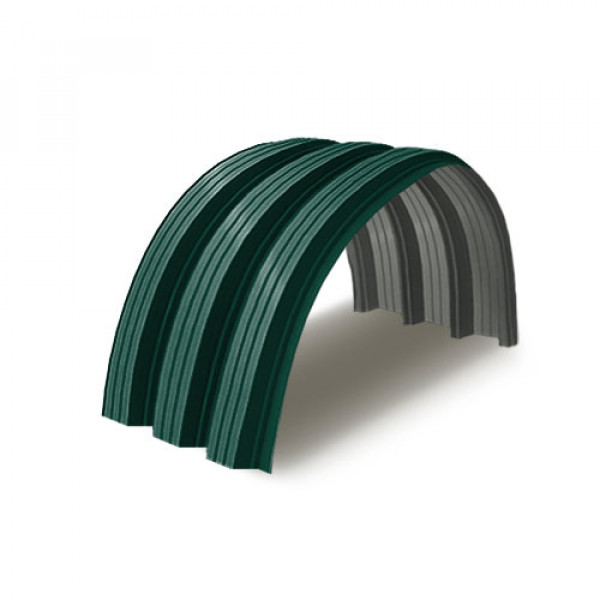 Профнастил Н114ПГ-0.65, Ширина-750, RAL 6005, Полиэстер