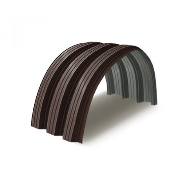 Профнастил Н114ПГ-0.65, Ширина-750, RAL 8017, Полиэстер