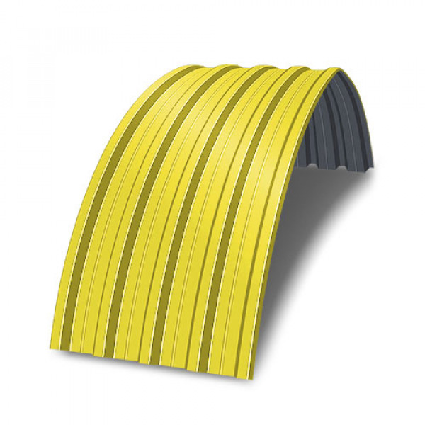 Профнастил Н60ПГ-0.7, Ширина-845, RAL 1018, Полиэстер