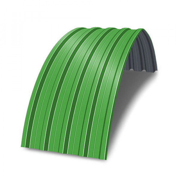 Профнастил Н60ПГ-0.5, Ширина-845, RAL 6018, Полиэстер