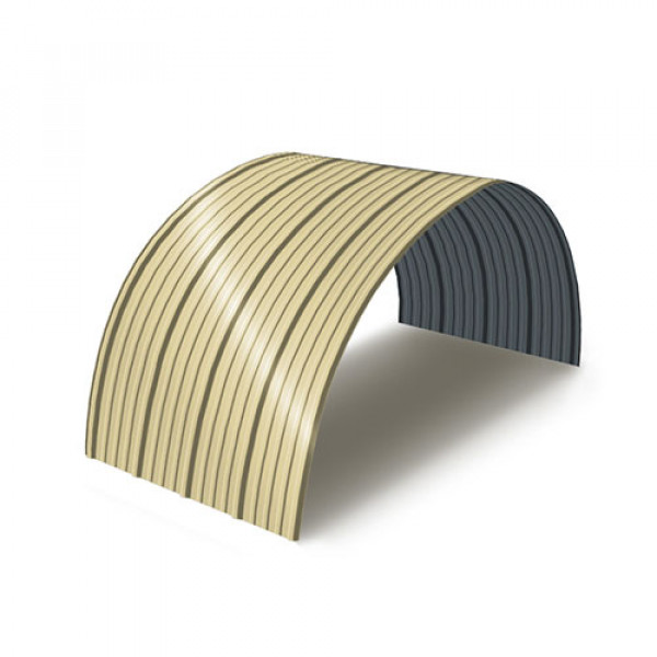 Профнастил НС18ПГ-0.5, Ширина-1120, RAL 1014, Полиэстер