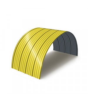 Профнастил НС18ПГ-0.55, Ширина-1120, RAL 1018, Полиэстер