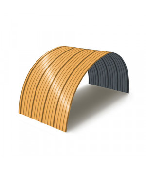 Профнастил НС18ПГ-0.55, Ширина-1120, RAL 1034, Полиэстер