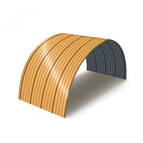 Профнастил НС18ПГ-0.6, Ширина-1120, RAL 1034, Полиэстер