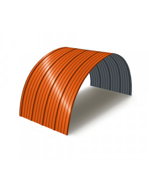 Профнастил НС18ПГ-0.55, Ширина-1120, RAL 2004, Полиэстер