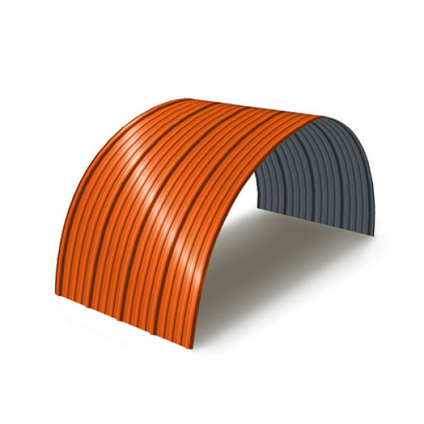 Профнастил НС18ПГ-0.55, Ширина-1120, RAL 2004, Полиэстер