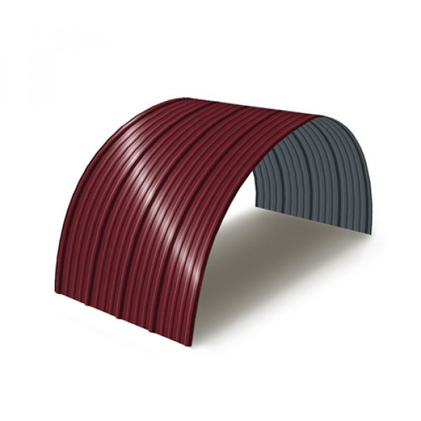 Профнастил НС18ПГ-0.5, Ширина-1120, RAL 3005, Полиэстер