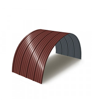 Профнастил НС18ПГ-0.55, Ширина-1120, RAL 3009, Полиэстер