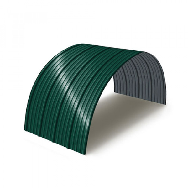 Профнастил НС18ПГ-0.5, Ширина-1120, RAL 6005, Полиэстер