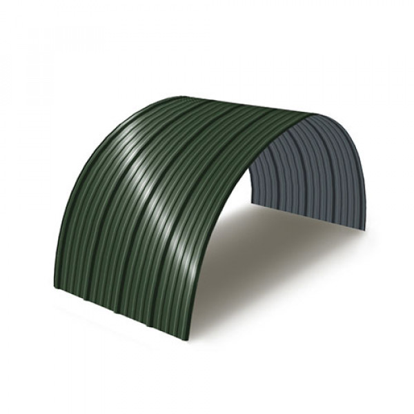 Профнастил НС18ПГ-0.5, Ширина-1120, RAL 6020, Полиэстер