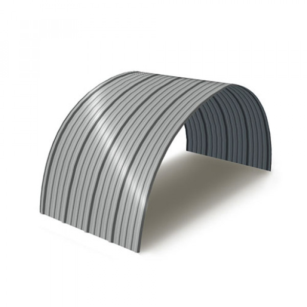 Профнастил НС18ПГ-0.5, Ширина-1120, RAL 9006, Полиэстер