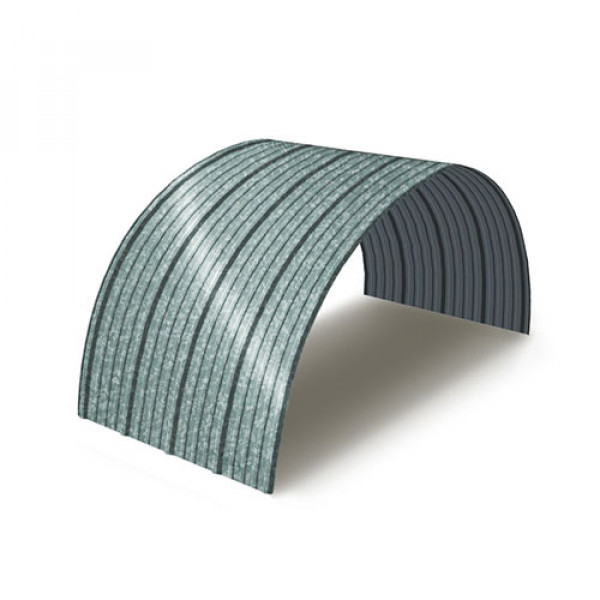 Профнастил НС18ПГ-0.55, Ширина-1120, Оцинкованный