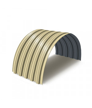 Профнастил НС35ПГ-0.5, Ширина-1000, RAL 1014, Полиэстер