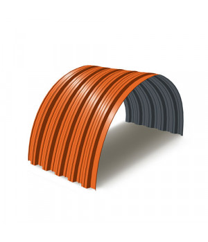 Профнастил НС35ПГ-0.45, Ширина-1000, RAL 2004, Полиэстер