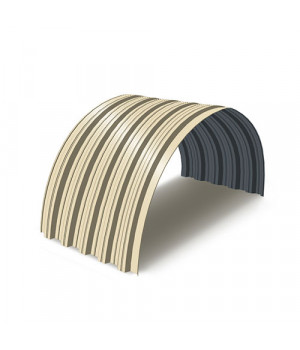 Профнастил НС35ПГ-0.5, Ширина-1000, RAL 1015, Полиэстер