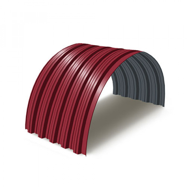 Профнастил НС35ПГ-0.45, Ширина-1000, RAL 3003, Полиэстер