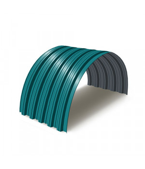 Профнастил НС35ПГ-0.5, Ширина-1000, RAL 5021, Полиэстер