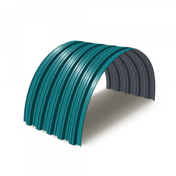 Профнастил НС35ПГ-0.5, Ширина-1000, RAL 5021, Полиэстер