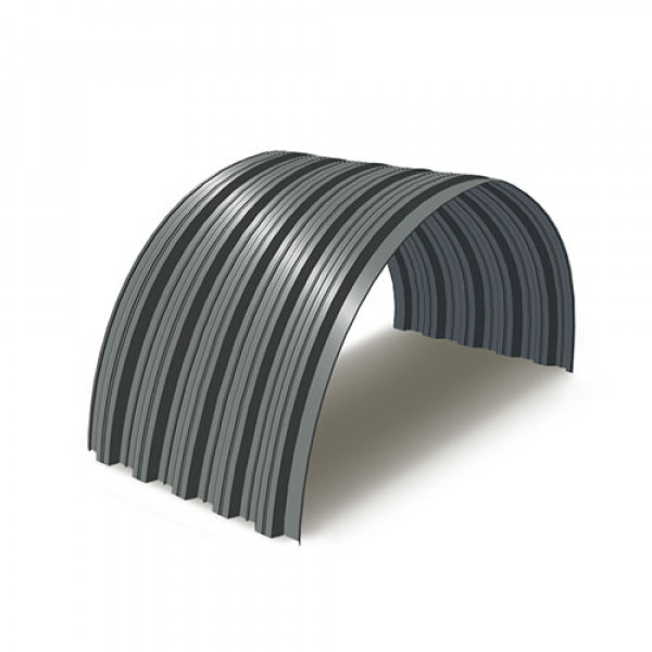 Профнастил НС35ПГ-0.45, Ширина-1000, RAL 7005, Полиэстер