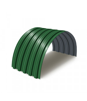 Профнастил НС35ПГ-0.5, Ширина-1000, RAL 6002, Полиэстер