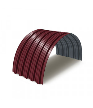 Профнастил НС35ПГ-0.5, Ширина-1000, RAL 3005, Полиэстер