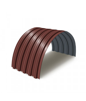 Профнастил НС35ПГ-0.7, Ширина-1000, RAL 3009, Полиэстер