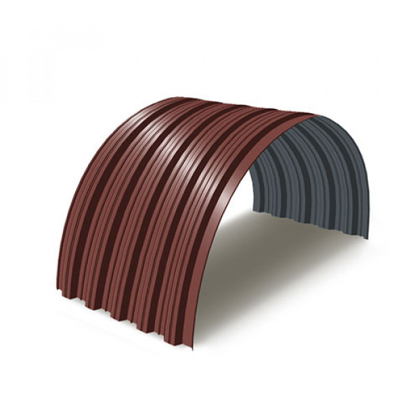 Профнастил НС35ПГ-0.7, Ширина-1000, RAL 3009, Полиэстер