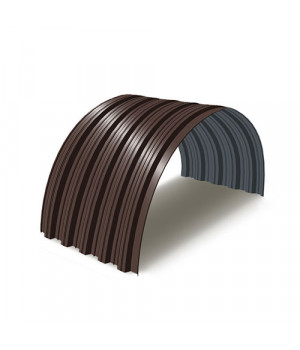 Профнастил НС35ПГ-0.7, Ширина-1000, RAL 8017, Полиэстер