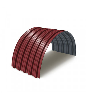 Профнастил НС35ПГ-0.5, Ширина-1000, RAL 3011, Полиэстер