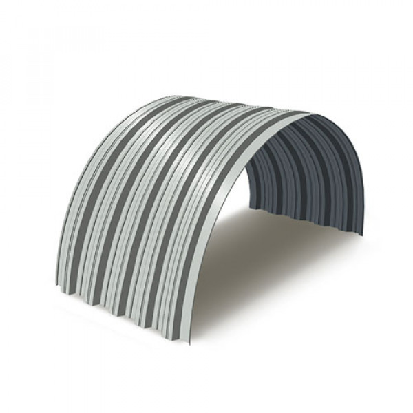 Профнастил НС35ПГ-0.5, Ширина-1000, RAL 7035, Полиэстер